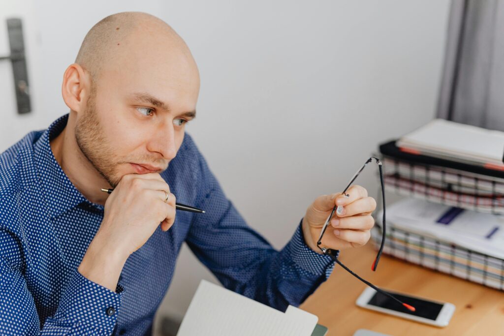 man starting over after 35